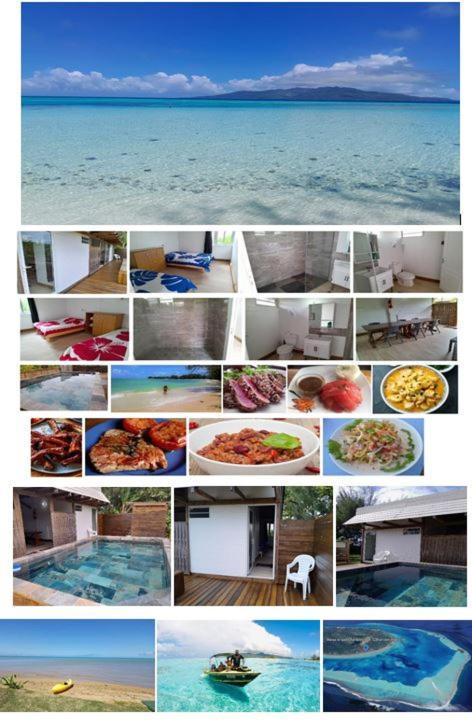 Mara'Ai Le Spot Tubuai, Chambre Triple Deluxe Mahu Sdb Privee Avec Piscine Mataura Exterior foto